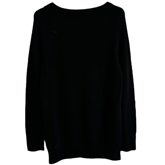 EQUIPMENT WOOL CASHMERE BLACK PULLOVER JUMPER TOP SWEATER SZ S - Picture 3 of 5